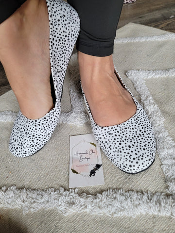 Dalmation rollable flats