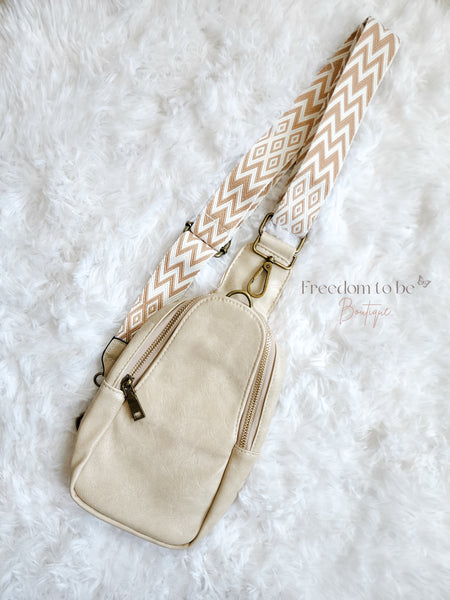 *PREORDER* Crossbody Embroidered Strap Bag