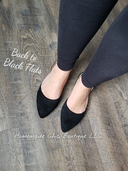 Basic Black Flats