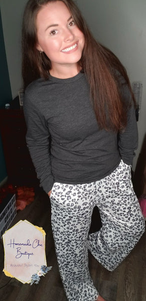 Leopard lounge pants